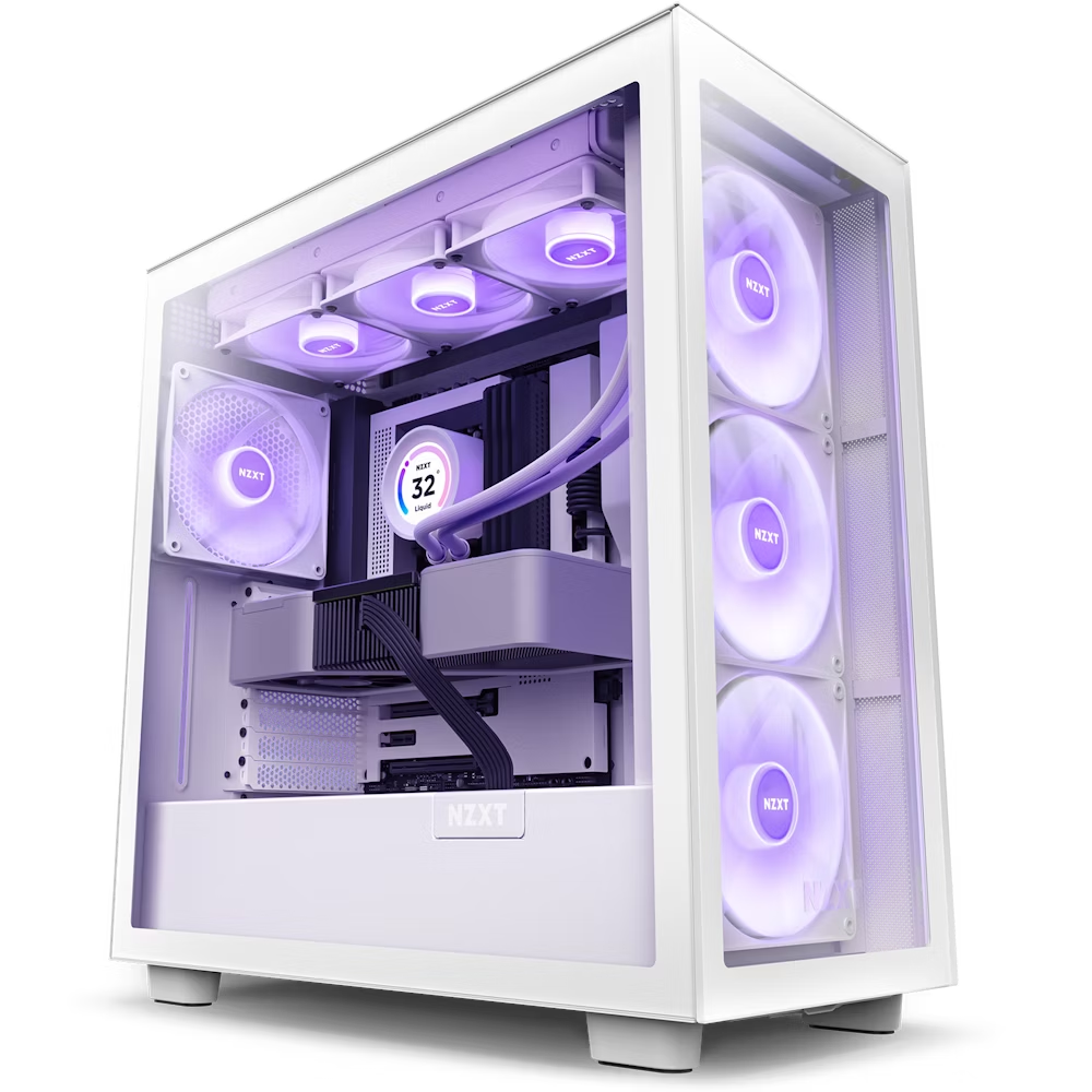 Montage PC Gaming full white